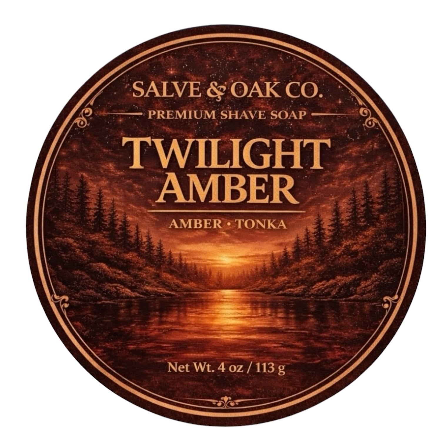 Twilight Amber | Glycerin Shave Soap