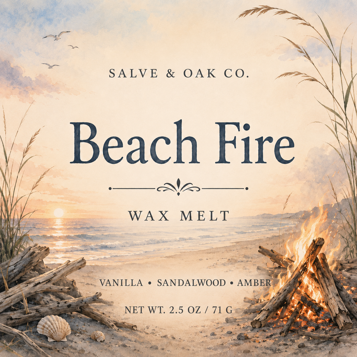 Beach Fire | Wax Melt