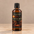 Salve & Oak Co. Harvest Moon aftershave splash in amber glass bottle
