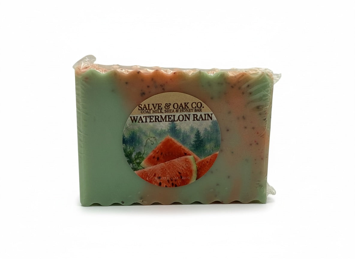 Watermelon Rain | Goat Milk, Shea & Honey Soap