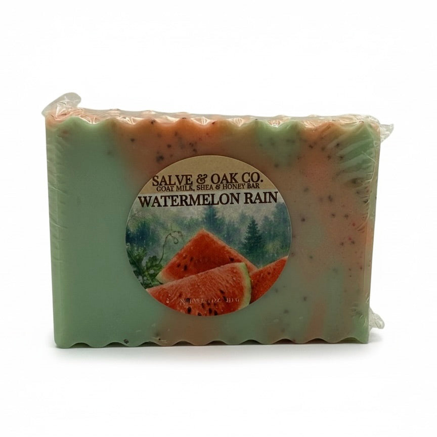 Watermelon Rain | Goat Milk, Shea & Honey Soap