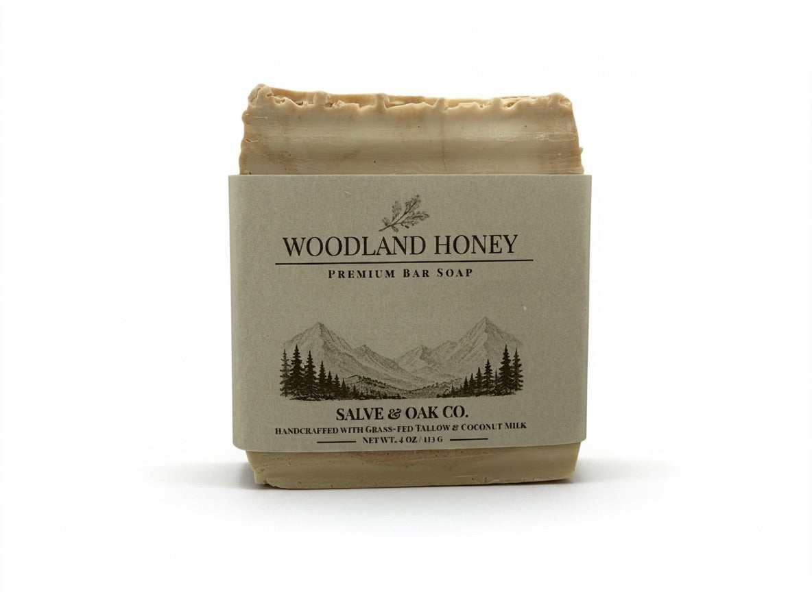 Woodland Honey | Grass-Fed Tallow & Coconut Milk Soap