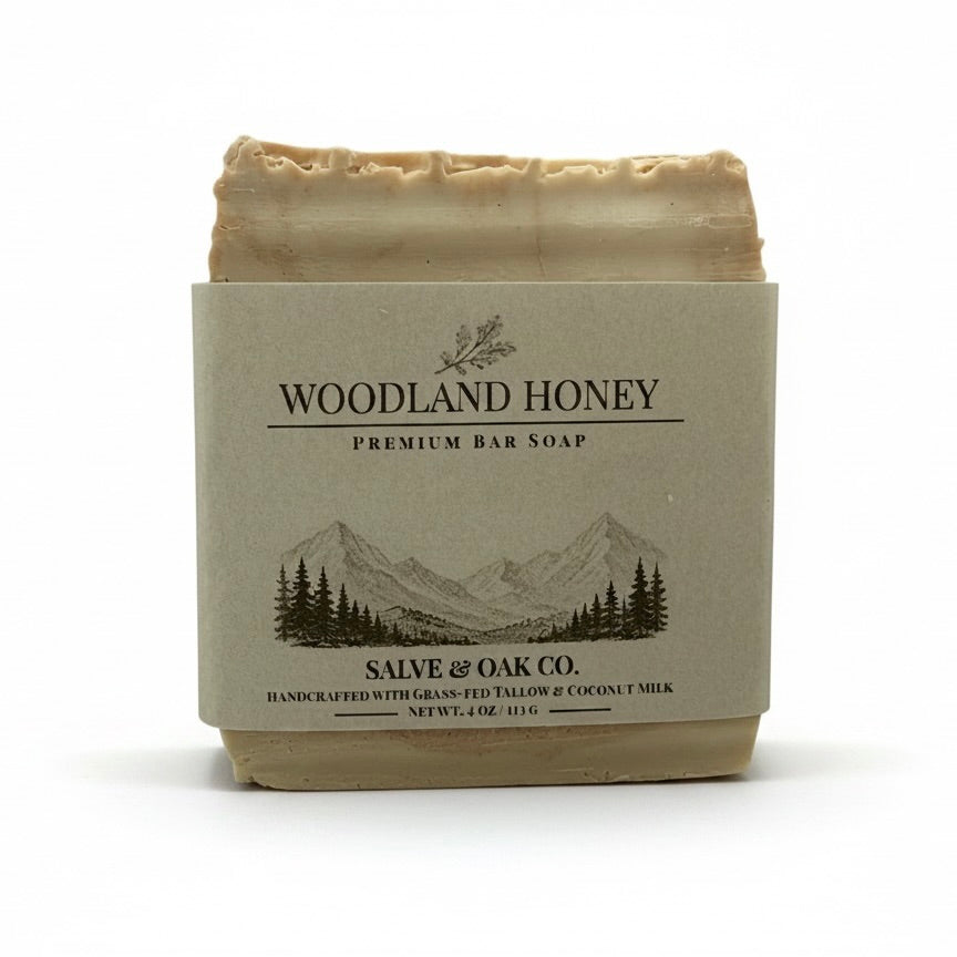 Woodland Honey | Grass-Fed Tallow & Coconut Milk Soap