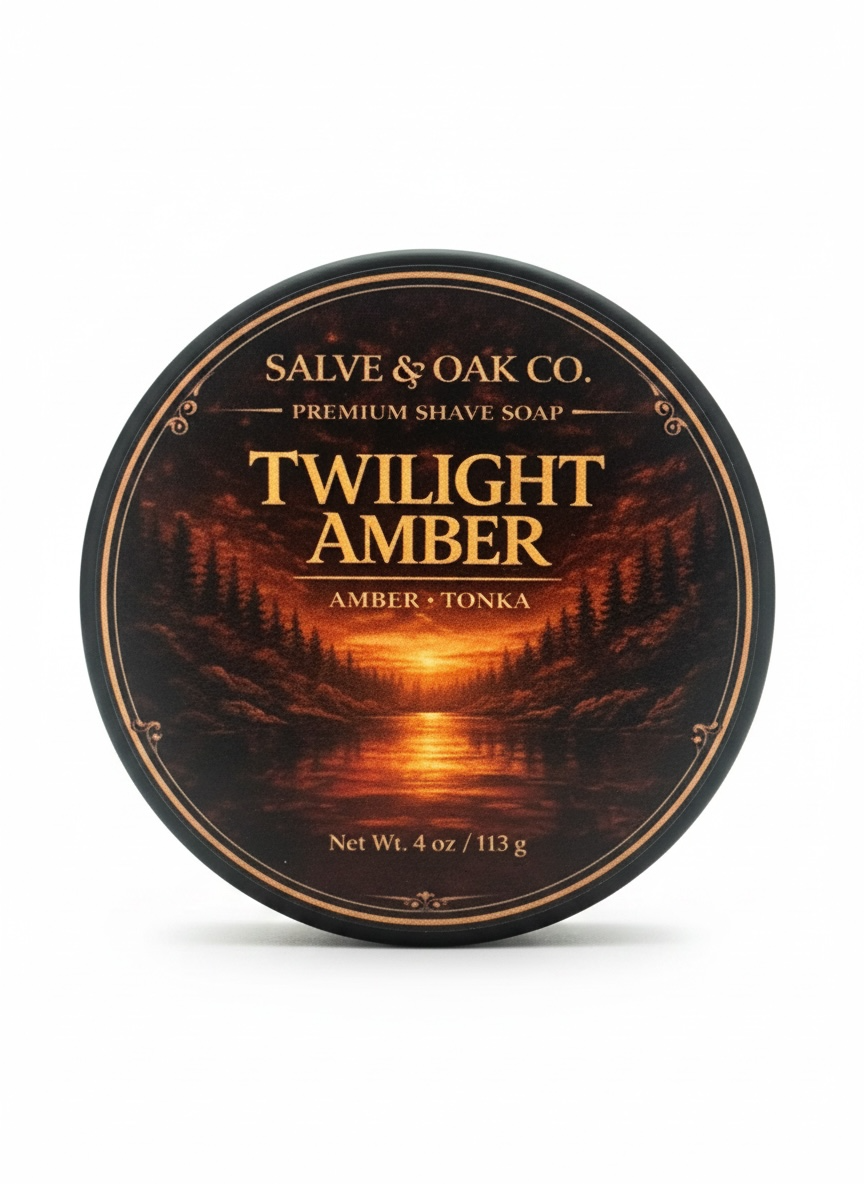 Twilight Amber | Glycerin Shave Soap